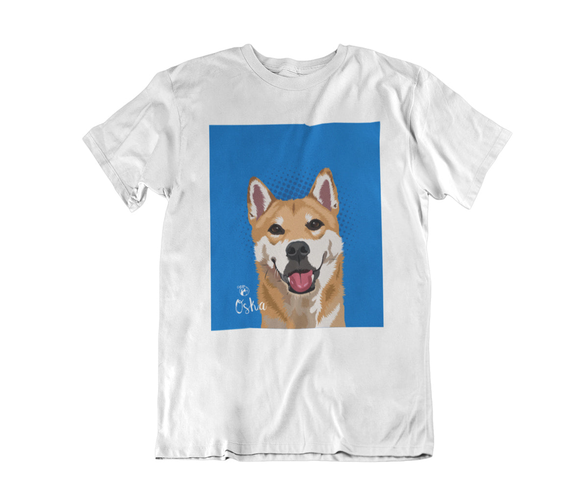 Custom Pet Portrait Unisex T-shirt – AstonishMe
