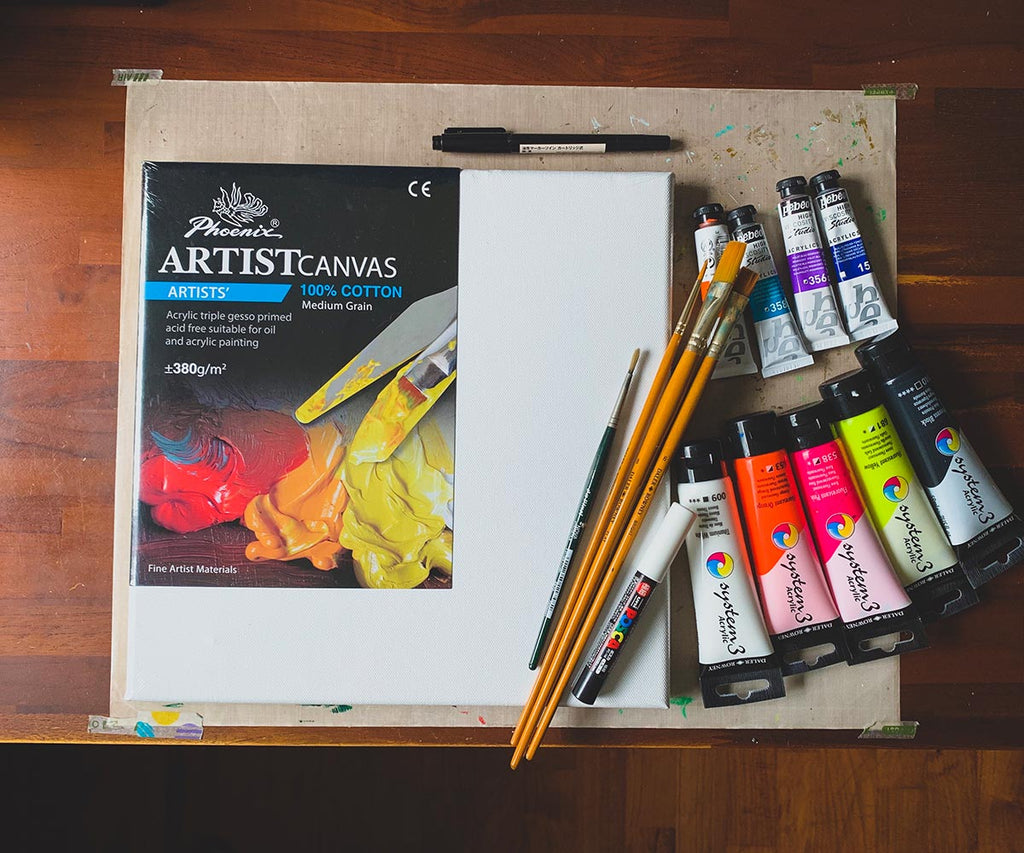 Pop Art Portrait Painting Workshop (Private Class) 3.5hrs